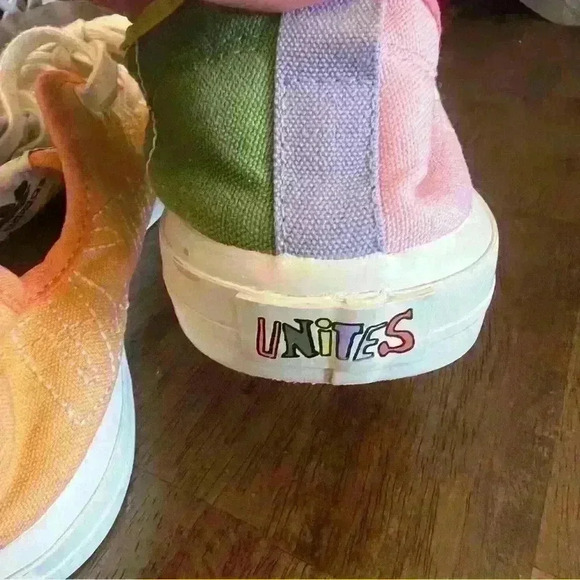 Adidas Nizza Low Pride Pack Shoes Unisex Love Unites 2021 Mens Size 6.5 - Picture 8 of 10